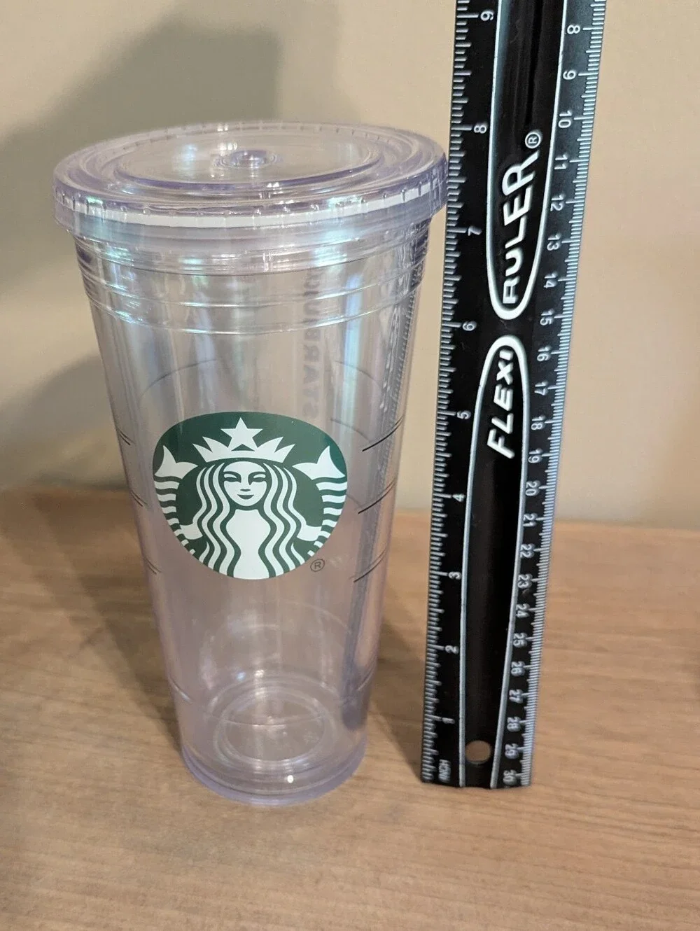 Starbucks Clear Insulated Tumbler 20 Oz.